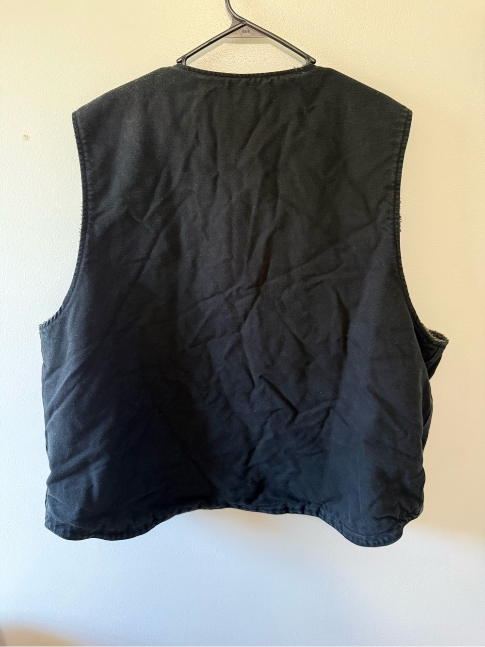 Carhartt Black Sherpa-Lined Work Vest - Picture 2 of 6
